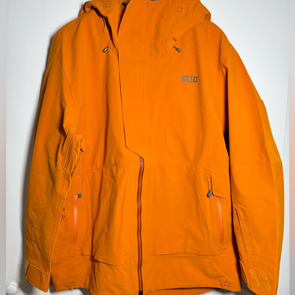 Stio Credential Ski/Snowboard Shell Jacket Coat Men’s XL Orange NWT $549
